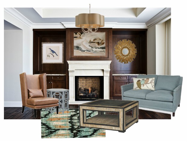 Warm & Cool Living Room