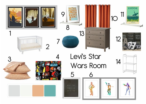 OB-Levi's Star Wars Room